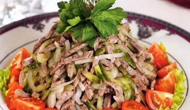 Легкий и сочный салат «Шемахинский». Привет из Азербайджана! 