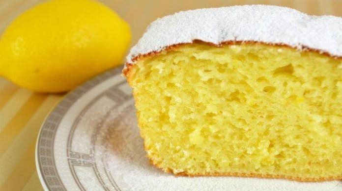 Творожный кекс с лимоном 