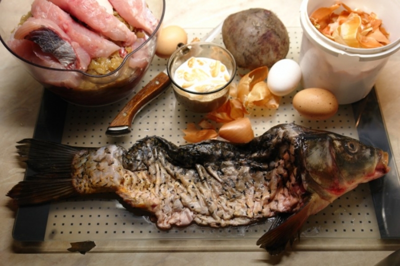 Фаршированная рыба: рецепт для поста. 