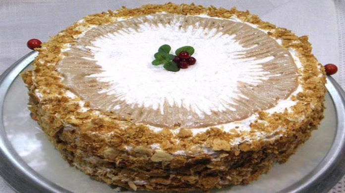 Кремлевский торт — это ну очень вкусный торт, рецепт которого незаслуженно забыт! 