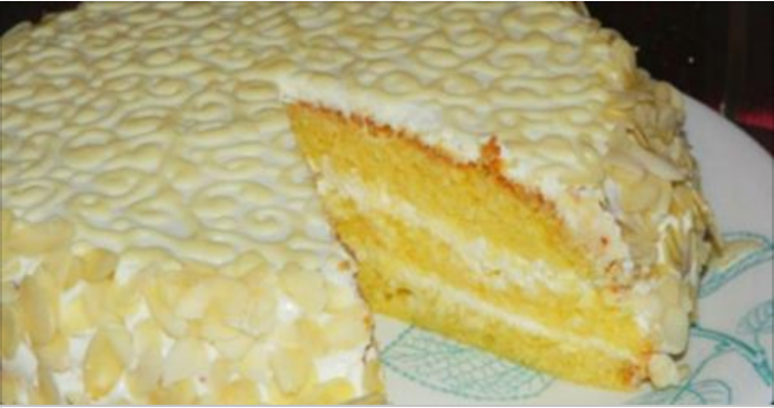 Шикарный торт «Ожидание» с нежным творожно-лимонным кремом! 