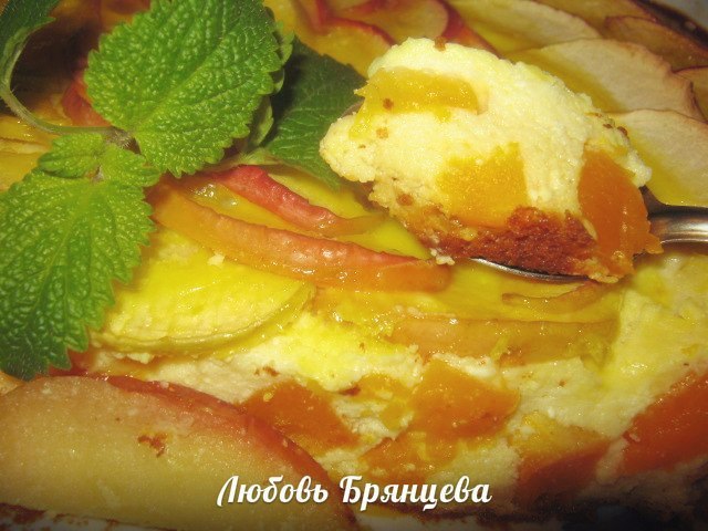 Шикарная творожная запеканка с яблоками и тыквой. Прекрасный десерт для всей семьи! 