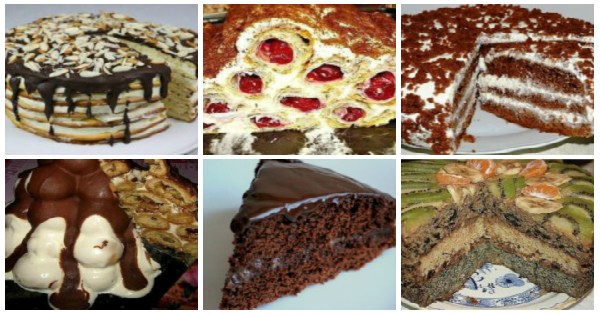 Это нереально!!! Такого вы еще не видели! 7 лучших рецептов домашних тортов!!! 