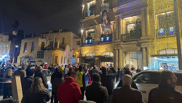 Христиане вышли на акцию протеста в центре Иерусалима