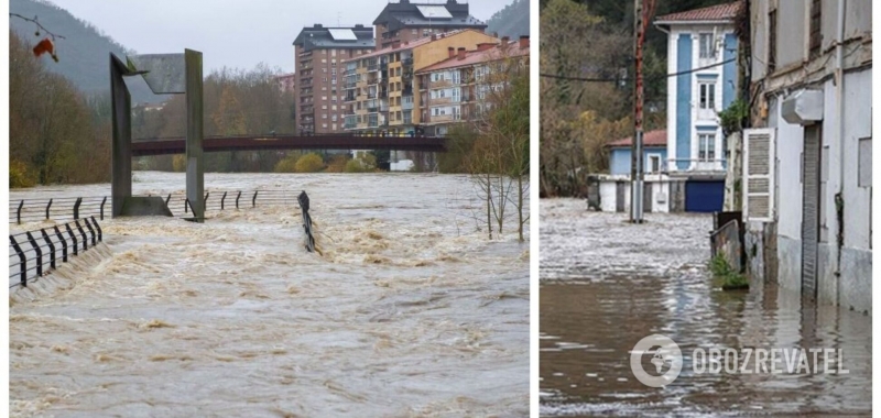 Испанию накрыли мощные ливни, под воду ушли целые города: есть жертва. Фото и видео